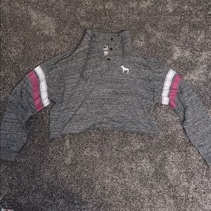 PINK Victoria’s Secret Crop Pull Over Sweatshirt